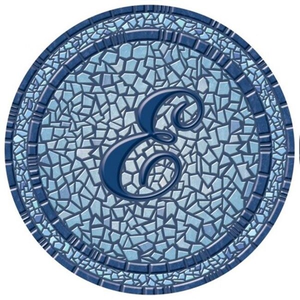 Lamatek Lamatek 67B00-0043E 59 in. dia. Monogram Mosaic Poolsaic Mat- E 67B00-0043E - main